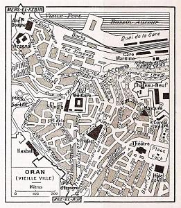 Plan d'Oran - Vieille ville